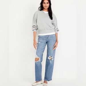 Old Navy OG Ripped Straight Leg Jeans